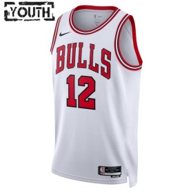 Dres Chicago Bulls Ayo Dosunmu 12 Nike 2022-23 Association Edition Bijela Swingman - Dječji